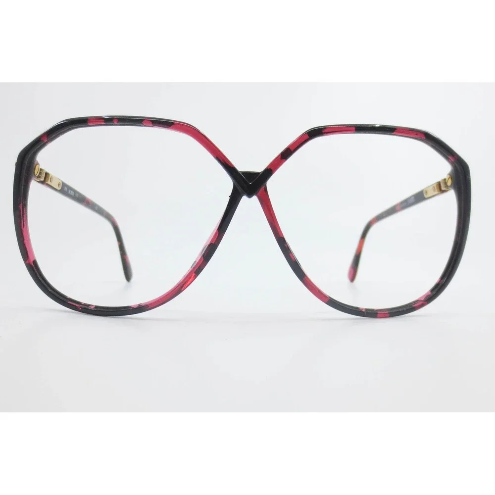 Silhouette SPX M 3033 Eyeglasses Black Pink Marbled Oversized Frames Austria 135